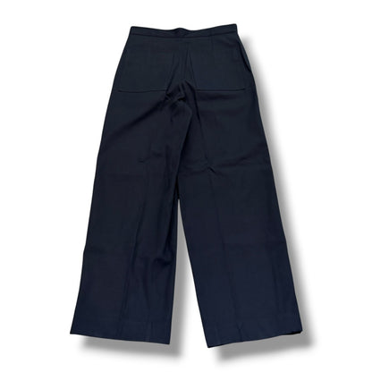 BOTTEGA VENETA Sailor Cotton Trousers Navy Size 44