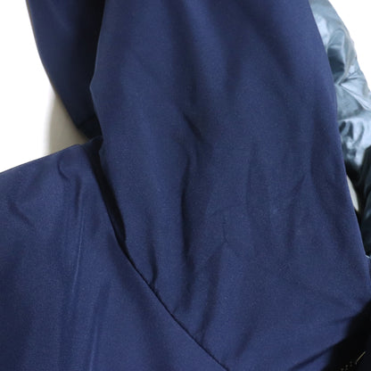 PRADA Reversible Down Long Coat Blue Size M