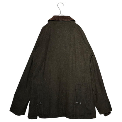 Barbour Bedale SL Waxed Tweed Oiled Jacket Size 36