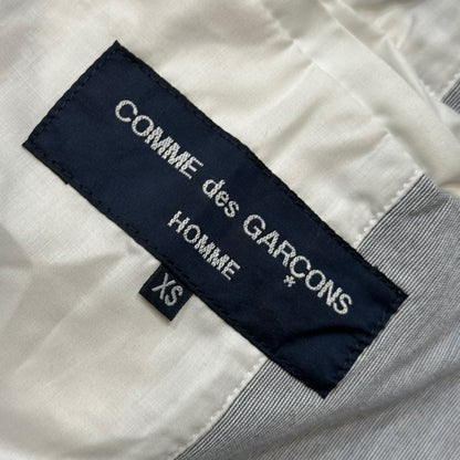 COMME des GARCONS HOMME 16SS Striped Check Blue Grey Jacket Size XS