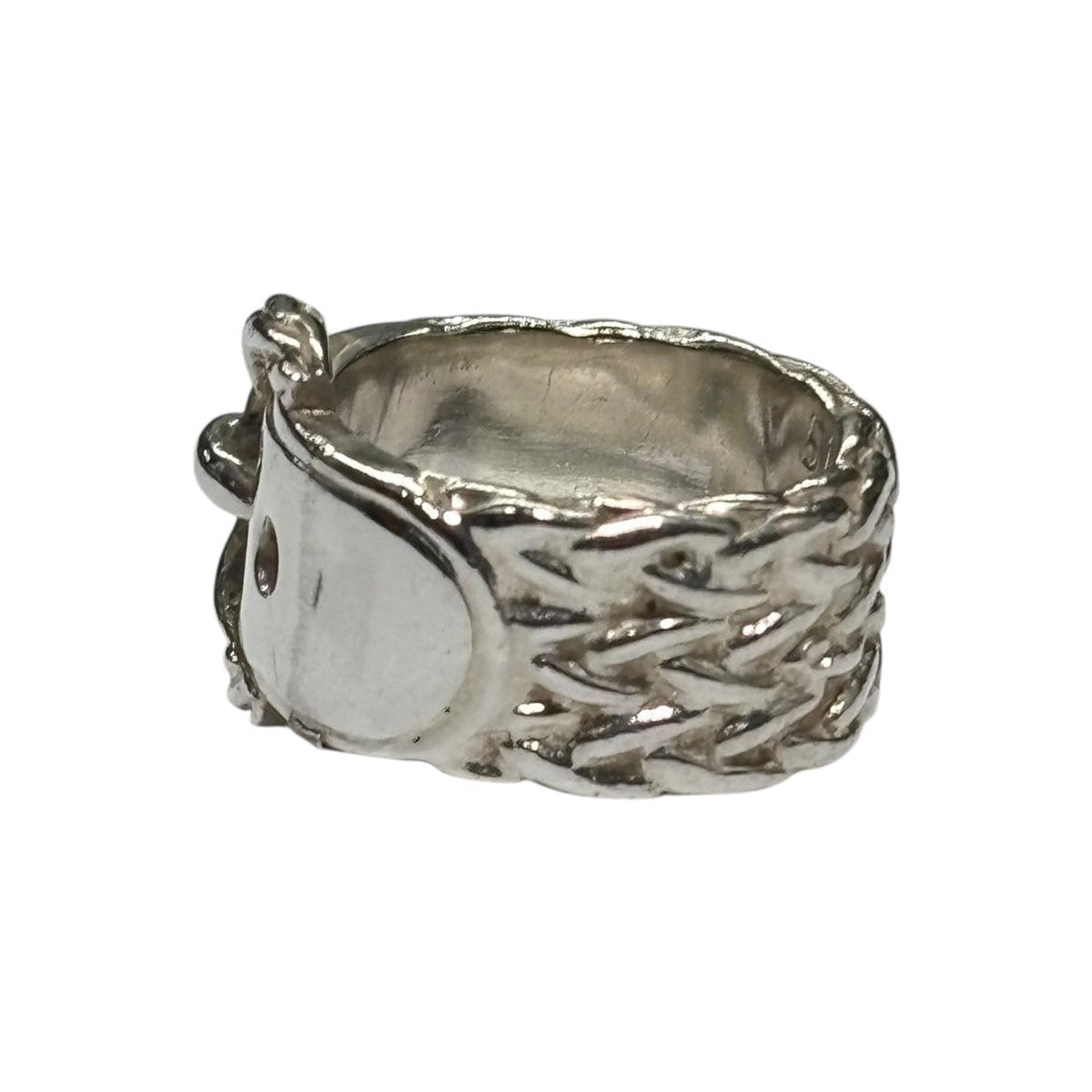 HERMES Vintage Dianne Silver925 Ring Size JP 11