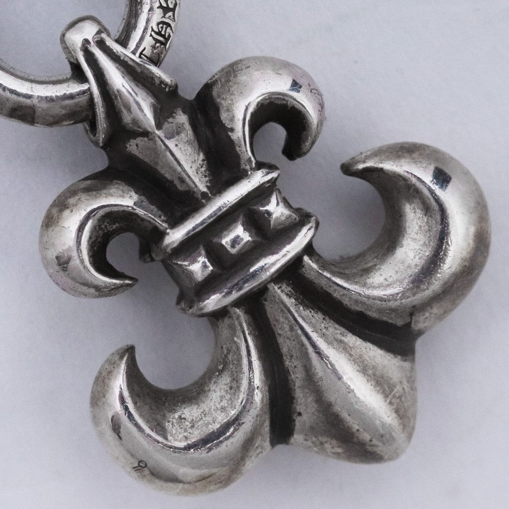 Chrome Hearts BS Fluer Charm Silver Pendant Size F