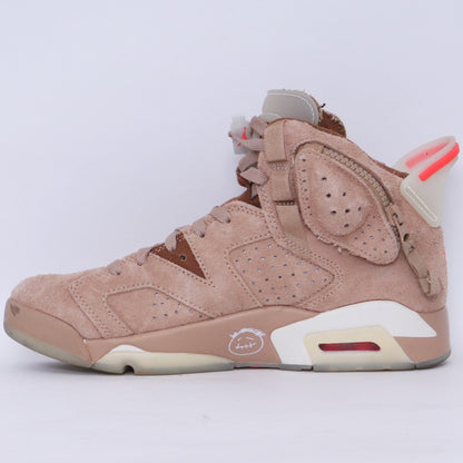 NIKE x TRAVIS SCOTT Air Jordan 6 Sneakers Brown Size 25cm