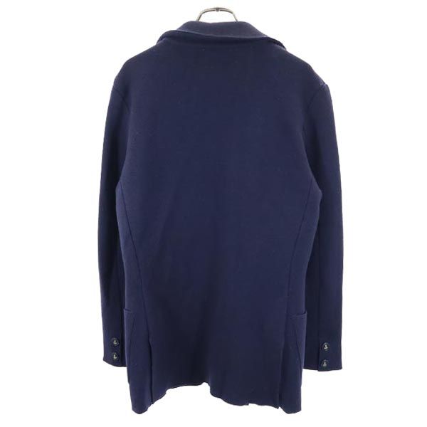 Mando Navy Wool Knit Jacket Size M