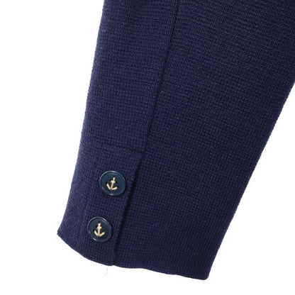 Mando Navy Wool Knit Jacket Size M