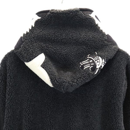 Bape A BATHING APE Panda Boa Zip Hoodie Gray Size S