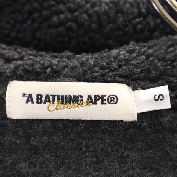 Bape A BATHING APE Panda Boa Zip Hoodie Gray Size S