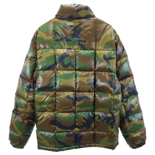 STUSSY Camo Down Jacket Khaki Size M