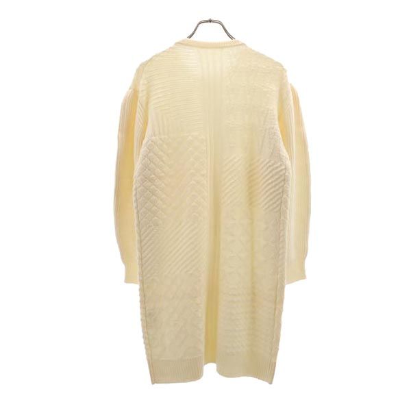 KENZO Italian Made Knit Long Dress Ivory