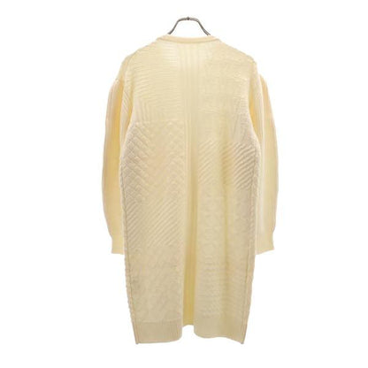 KENZO Italian Made Knit Long Dress Ivory