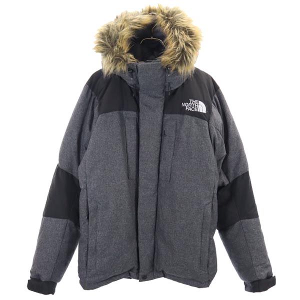 THE NORTH FACE ND91702R Hooded Down Jacket Gray Size L