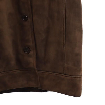 LOEWE Brown Sheepskin Shearling Jacket Size 36