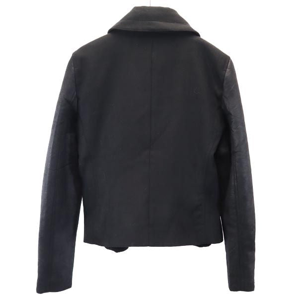 ARMANI EXCHANGE Double Riders Leather Jacket Black Size M