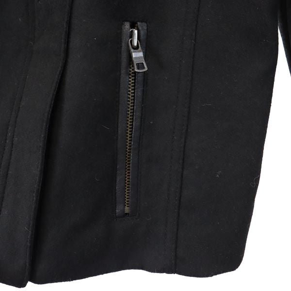 ARMANI EXCHANGE Double Riders Leather Jacket Black Size M