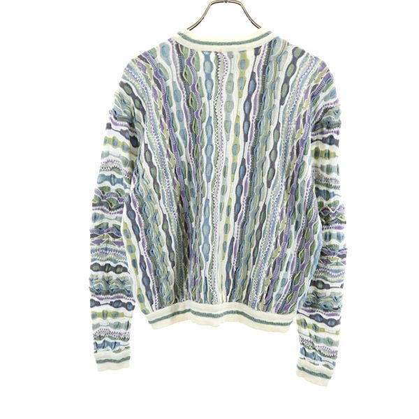 COOGI 90s Old 3D Pattern Cotton Knit Sweater Multi Size XS
