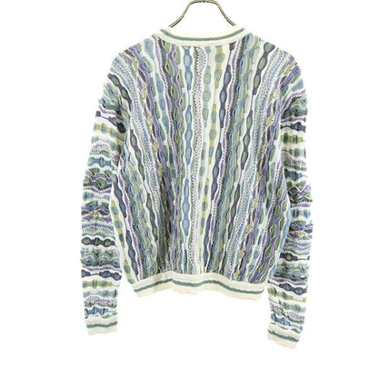 COOGI 90s Old 3D Pattern Cotton Knit Sweater Multi Size XS