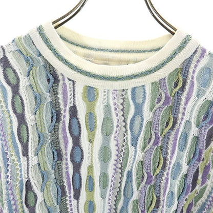 COOGI 90s Old 3D Pattern Cotton Knit Sweater Multi Size XS