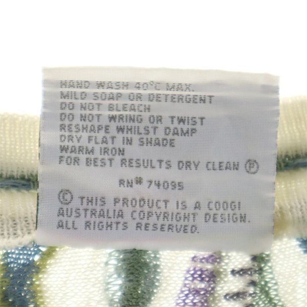 COOGI 90s Old 3D Pattern Cotton Knit Sweater Multi Size XS