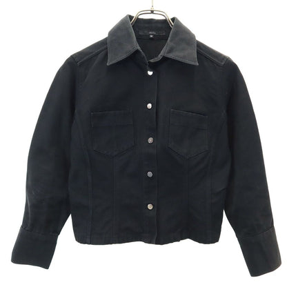 GUCCI Italy Cotton Jacket Black Size 38