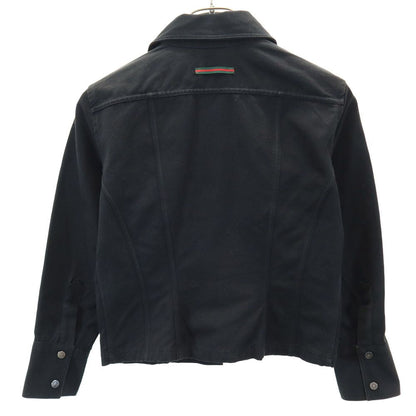 GUCCI Italy Cotton Jacket Black Size 38