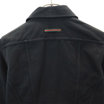 GUCCI Italy Cotton Jacket Black Size 38
