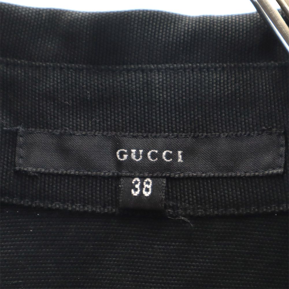 GUCCI Italy Cotton Jacket Black Size 38