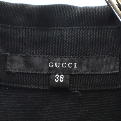 GUCCI Italy Cotton Jacket Black Size 38