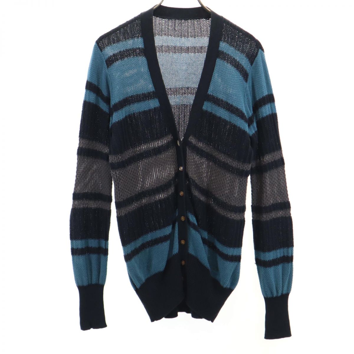 Vivienne Westwood Red Label Linen V-Neck Cardigan Size M