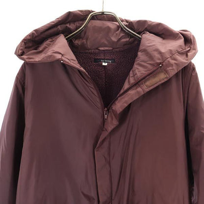 Y's for living Boa Lined Balmacaan Coat Purple Size M
