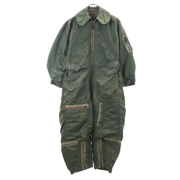 US AIR FORCE 60s CWU-1/P Wool Blend Jumpsuit Green Size SML