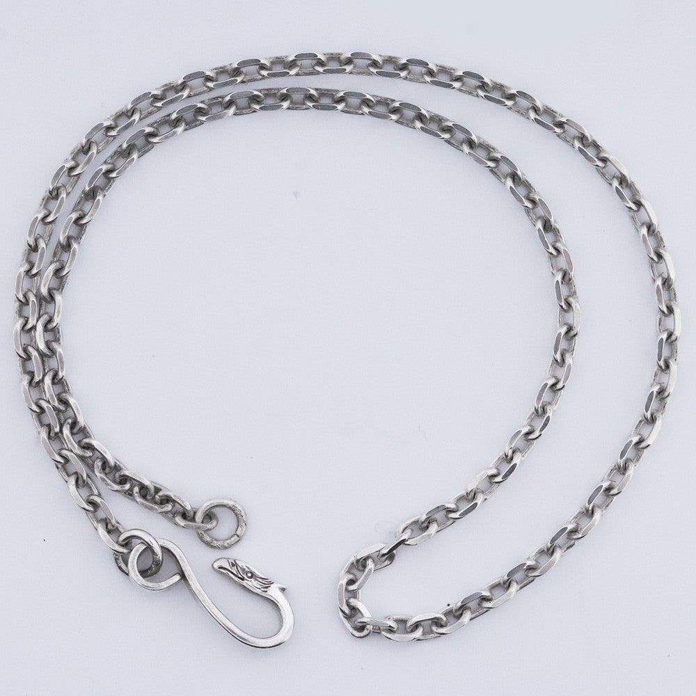 GORO'S Eagle Hook Chain Necklace Silver Size ONE SIZE