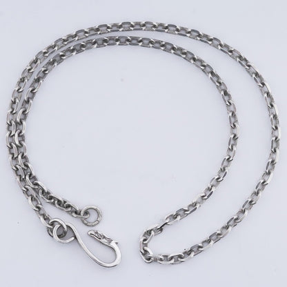 GORO'S Eagle Hook Chain Necklace Silver Size ONE SIZE