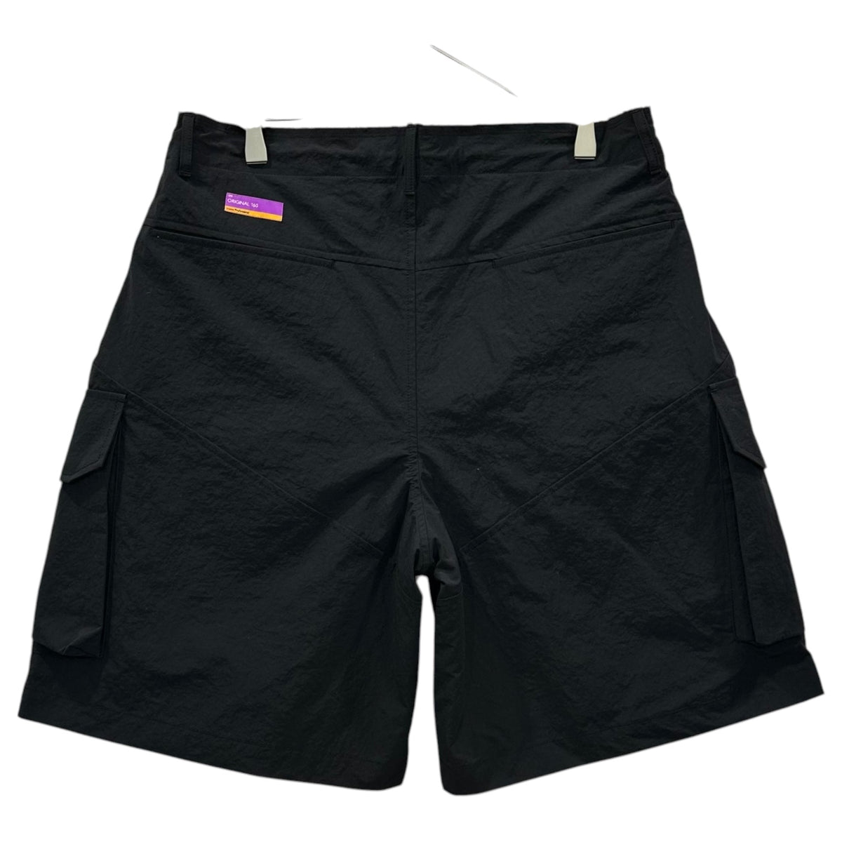 Name. 26SS Nylon Twill One Tuck Cargo Shorts Black Size 1