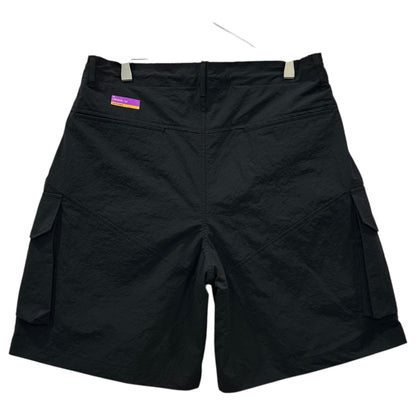 Name. 26SS Nylon Twill One Tuck Cargo Shorts Black Size 1