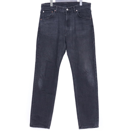 COMOLI Black Denim 5-Pocket Jeans Size 2