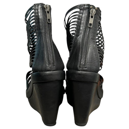 ANN DEMEULEMEESTER 12SS Wedge Sole Leather Sandals Size 37