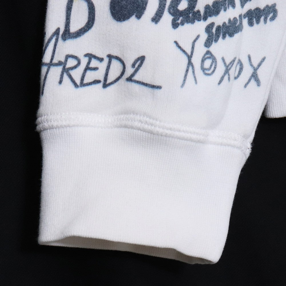 DSQUARED2 Writings Cool Hoodie White Size L