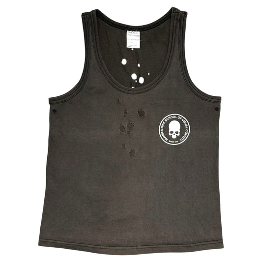 NUMBER (N)INE 01SS TIME Perforated Skull Tank Top Size 0