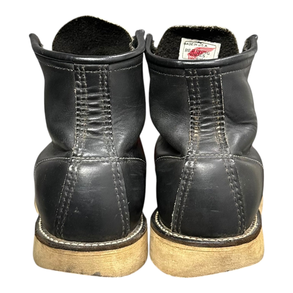 REDWING 90s USA 6-Inch Classic Moc Boots Black Size 7