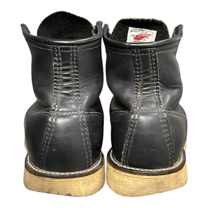 REDWING 90s USA 6-Inch Classic Moc Boots Black Size 7