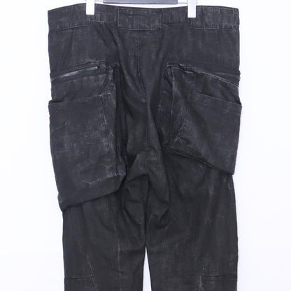 Nude: Masahiko Maruyama Linen India Ink Cargo Pants Size 3