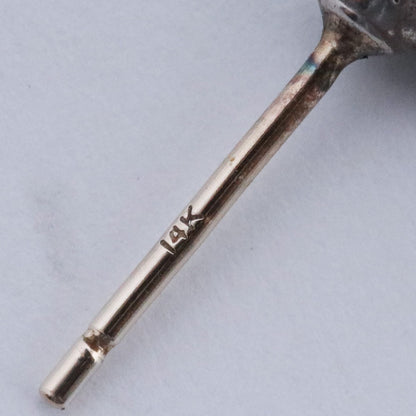 CHROME HEARTS TNY E CH PLS Drop Earring Silver Size F