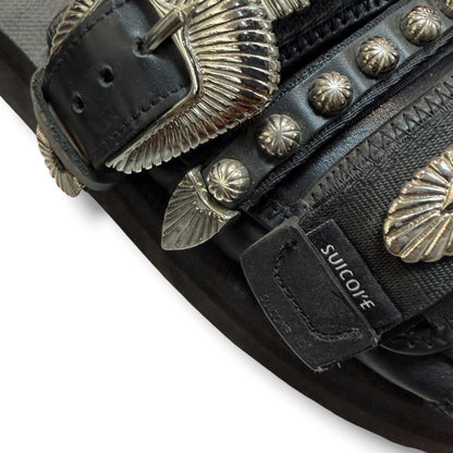 SUICOKE 23SS Toga Pulla Strap Sandals Black Size 26CM