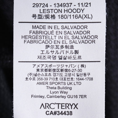 ARC'TERYX SYSTEM System_A Leston Hoodie Black Size XL