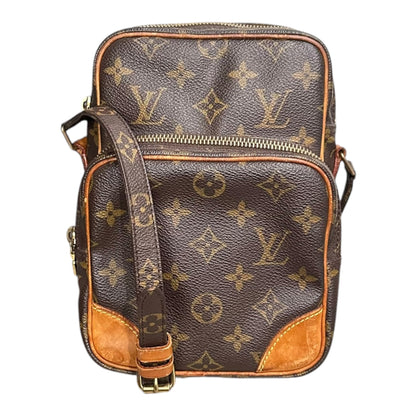 LOUIS VUITTON 2000s Amazon Monogram Shoulder Bag Brown