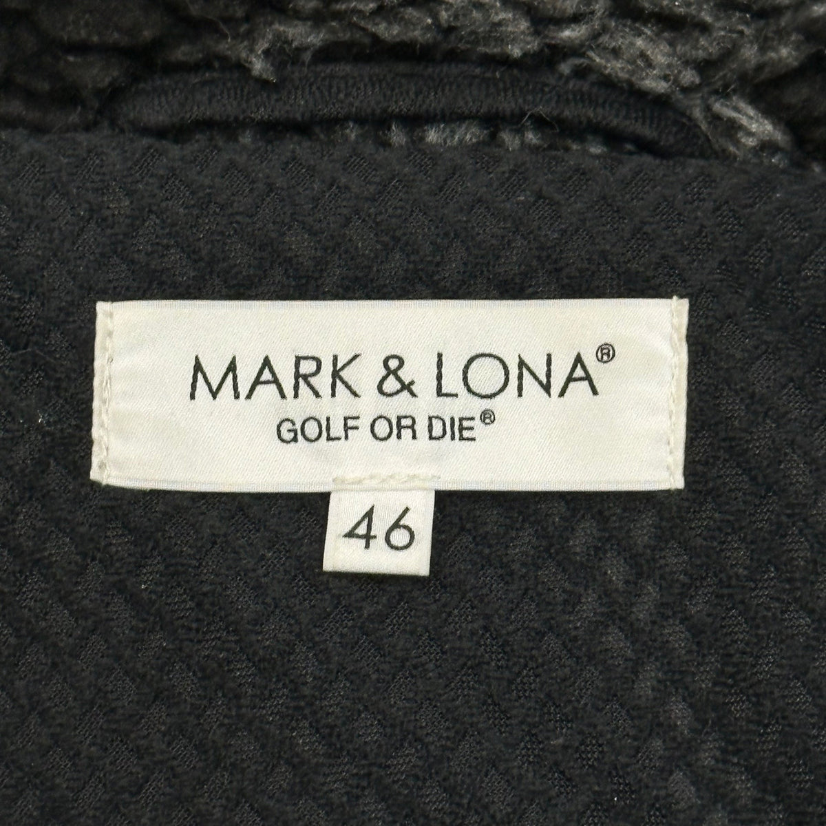 MARK & LONA Massive Marble Boa Fleece Jacket Size 46