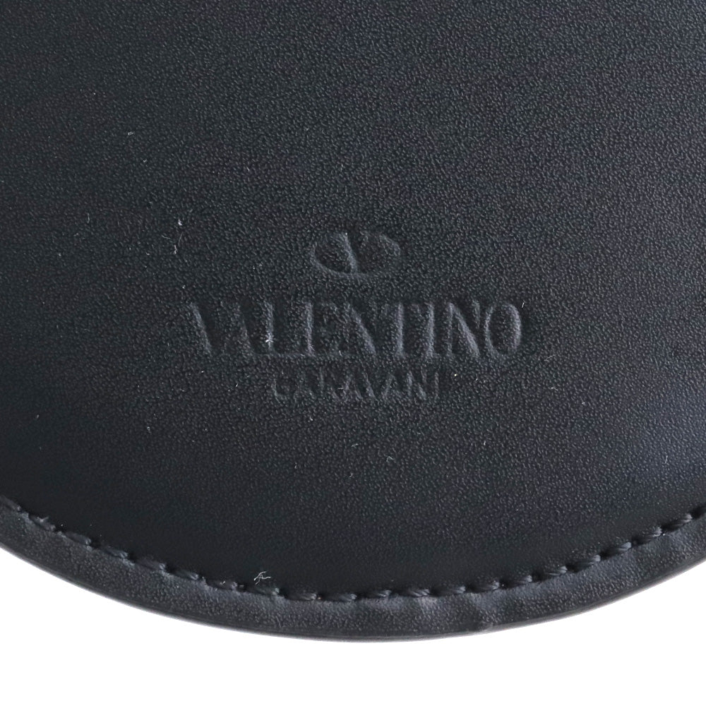 VALENTINO Neck Strap Coin Case Black Size F