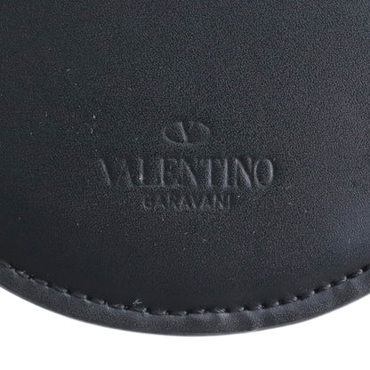 VALENTINO Neck Strap Coin Case Black Size F