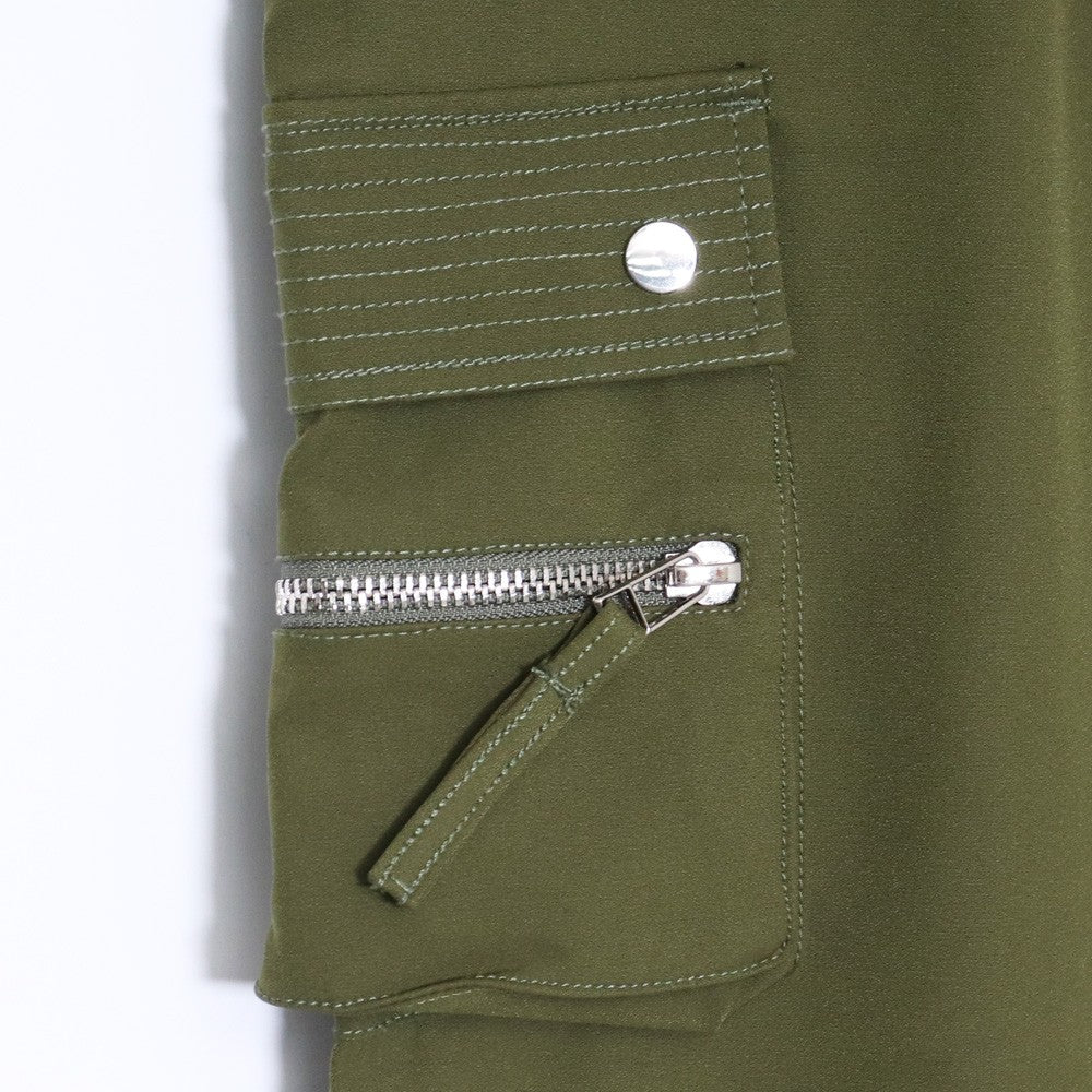 MLVINCE Type-4 Slim Stretch Cargo Pants Khaki Size 34