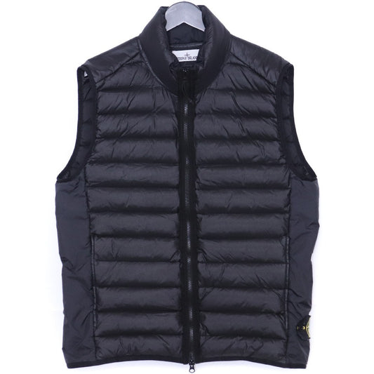 STONE ISLAND 24AW Recycled Nylon Down Vest Black Size L